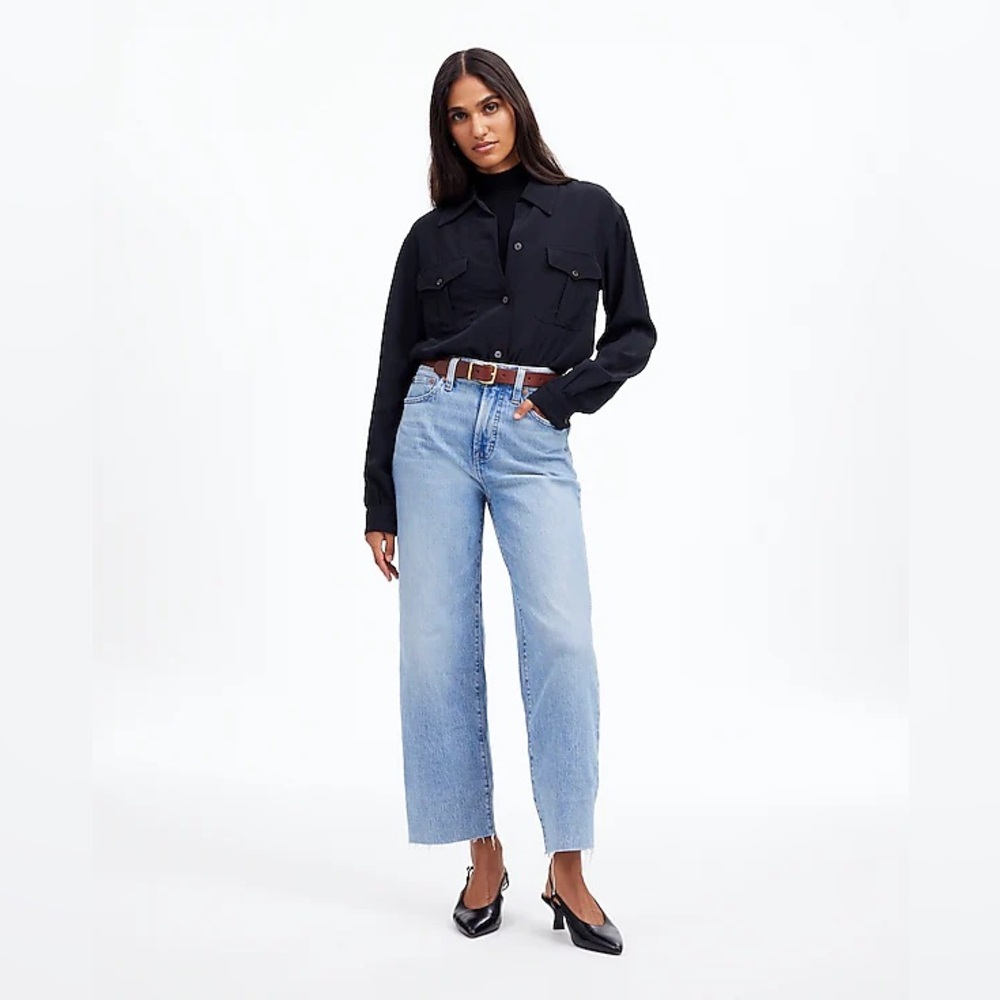Madewell Perfect Vintage Wide Leg Crop Jean